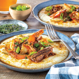 Debris Shrimp And Grits Featured In Southern Cast Iron March April 2022 Issue