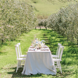 White Table At The Orchard Featured in Entertain & Celebrate Spring 2022