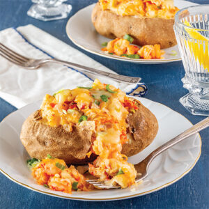 Louisiana Cookin' March/April 2022 Crawfish Stuffed Potatoes