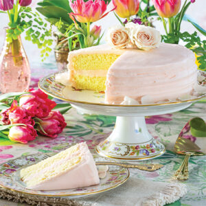 Pink Cake Featured in Victoria Magazine March/April 2022