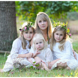 Walt Merrell's Wife and three Daughters