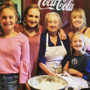 Walt Merrell's Family three daughters, wife, and moth-in-law, Brenda Gantt.