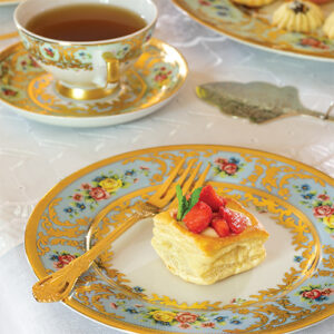 trawberry & Cream Pastries Featured In TeaTime March April 2022
