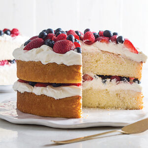 Berries & Cream Layer Cake Featured In Hoffman Cooking Best Baking Recipes 2022
