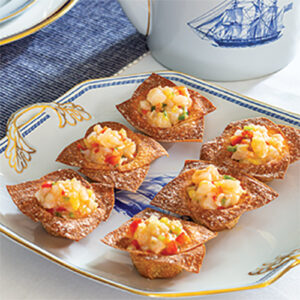 Shrimp Salsa Cups Featured In TeaTime May June 2022