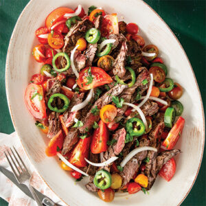 Steak & Tomato Salad Featured In Louisiana Cookin' May/June 2022