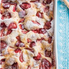 Strawberry Cheesecake Cobbler Featured In Paula Deen May/June 2022