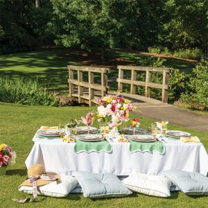 Outdoor Table Featured In Southern Lady May June 2022