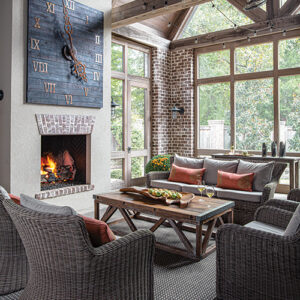 Fall Mountain home living room