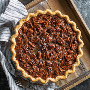 salted chocolate pecan pie