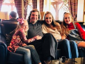 walt with his kids