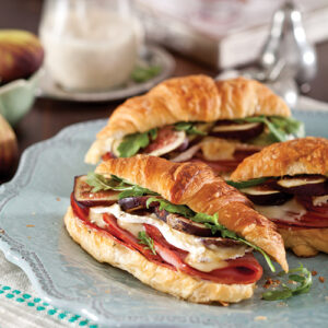 fig crossaint sandwiches