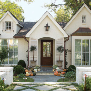 pumpkin front porch decor