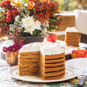stacked cake dessert