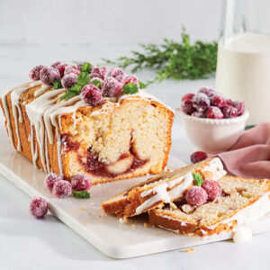 Cranberry sauce bread