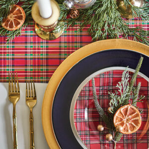 holiday place setting table decorations