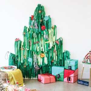 Christmas Tree Arts and Crafts with wrapped presents