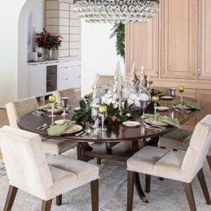 christmas decor dining table