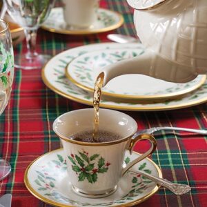 Christmas Tea being poured