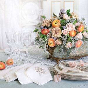 Floral and Dining Arrangement