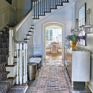 Home formal entryway and staircase