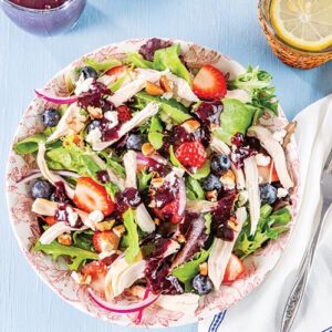 Chicken and fruit salad