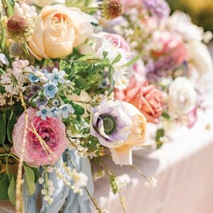 Spring floral arrangement