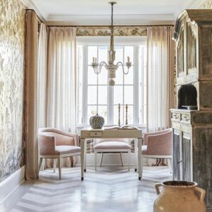 Gold and pink formal office