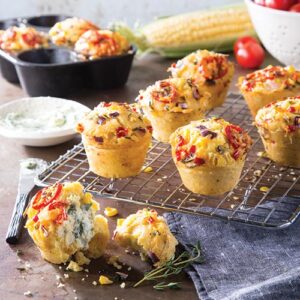 Cheese corn muffins