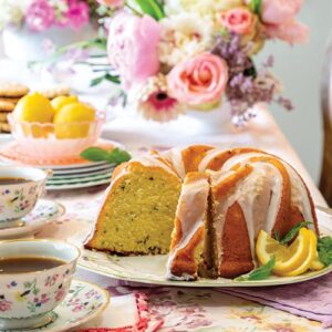 vintage dessert party bundt cake