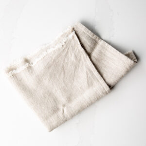 Linen Casa Natural Frayed Edges Towel