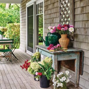 Back porch flowers