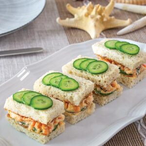 Tea Lobster Sandwich Appetizers
