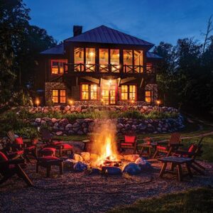 Backyard bonfire