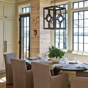 Farmhouse styled dining room