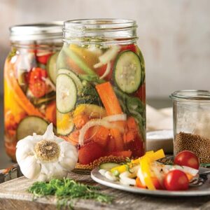 Pickled Vegetable Jars