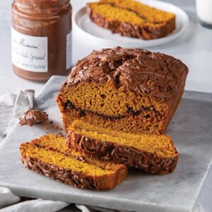 Pumpkin swirl loaf