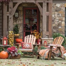 Outdoor fall porches