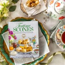 Teatime Scones Book Staged