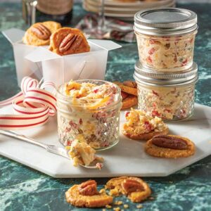 Pimento Cheese in mason jars