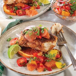 Plated Snapper