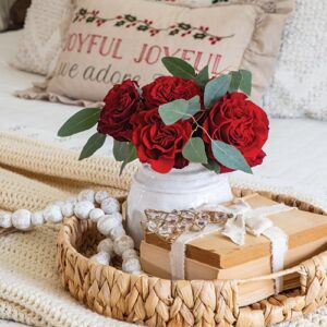 Red Roses Coffee Table Decor