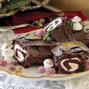 Holiday Tea Swiss Rolls
