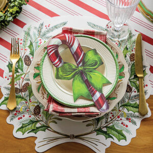 Candy Cane Tablesetting