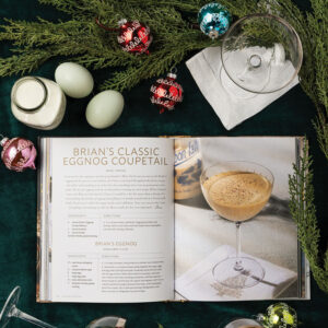 Holiday coupetails Eggnog