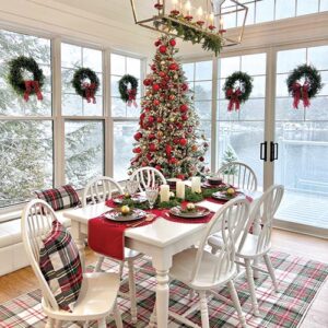Christmas tree in dining room