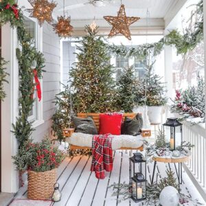 Christmas Cottage porch