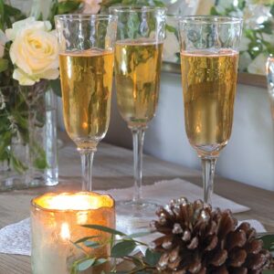 Seasonal champagne setting