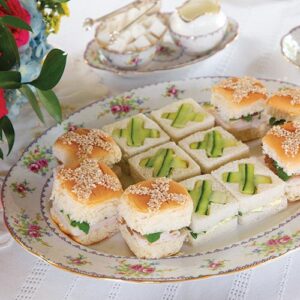 Cross Stitch Tea Party Finger Foods