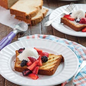 Grilled Pound Cake